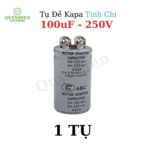 Tụ Khởi Động Cho Động Cơ Motor Điện Đề Pa Động Cơ Công Suất 100uF (100MFD) 250v - LinhKien HD audio