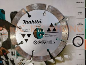 Lưỡi Cắt Kim Cương Makita D-44351 - Diamond Wheel- 105mm X 20mm X 1.8mm/Phân Đoạn/Silver - Đĩa Cắt Gạch/Đá Hoa Cương/Bê Tông/Ốp Lát - [ Phụ Kiện Chính Hãng ]