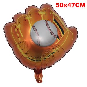 Sports Balloon Foil Football Baseball Basketball Rugby Volleyball Trophy Barcelona Club Sport Balloon Sukan Bola Sepak