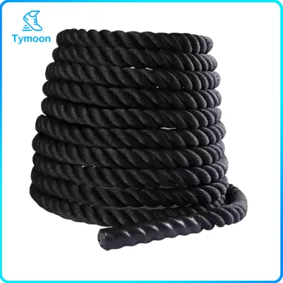 Perfeclan Battle Rope with Sleeve 0.98 Inch Diameter 2.8 M/3 M Length Gym Muscle Training Fitness Battle Ropes for Home Gym