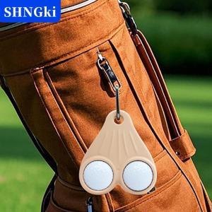 SHNGki Golf bóng tinh hoàn sac chủ Silicone Golf Bóng Chủ Pouch vui Golf Bóng sac chủ xách tay Golf Bóng lưu trữ túi cho Golf giỏ hàng túi hoặc vành đai prank giả chảy xệ Quà Tặng
