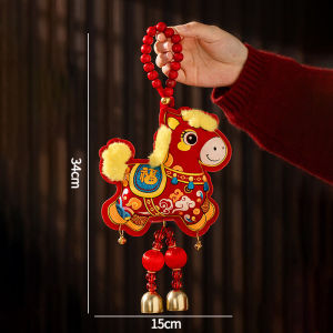 2026 New Year Decoration Horse Year Door Tassel Pendant Chinese Spring Festival Hanging Decoration Tet Hanging Ornament
