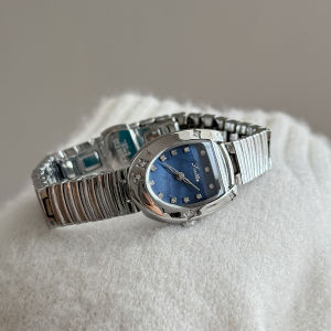 Scottie steel Strap womens watch oval mother-of-pearl watch