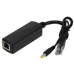 HDTRJ Bộ chia Chống nhiễu Máy ảnh 48V đến 12V IEEE802.3AF / AT Công tắc POE Tư nối Bộ chia POE đang hoạt động Bộ điều hợp Ethernet