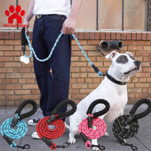 Dog Leash Strong Dog Leash 1.5M Long with Padded Handle&Reflective Dog Leashes for Medium Large Dogs