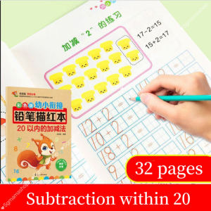 SG Stock Kids Tracing Book Worksheet Number Alphabet Chinese and English Learn to Write /ABC Writing / Tracing Books