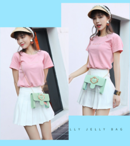 (MG)Women Fashion Transparent Sling Bag Lady Casual Small Crossbody Handbag Beg Tangan Wanita Murah Beg Perempuan