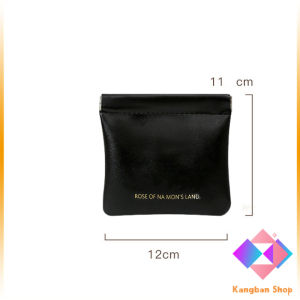 KANGBAN กระเป๋าพกพา สีพื้น เรียบหรู ใส่เครื่องสําอาง แบบพกพา Portable bag