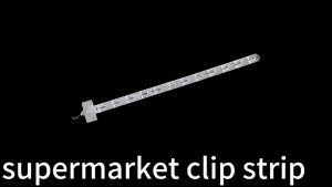 5/10/20Pcs Plastic Convenience Store Shelf Snack Hanging Strips/Goods Displaying Hanger with Hook COD