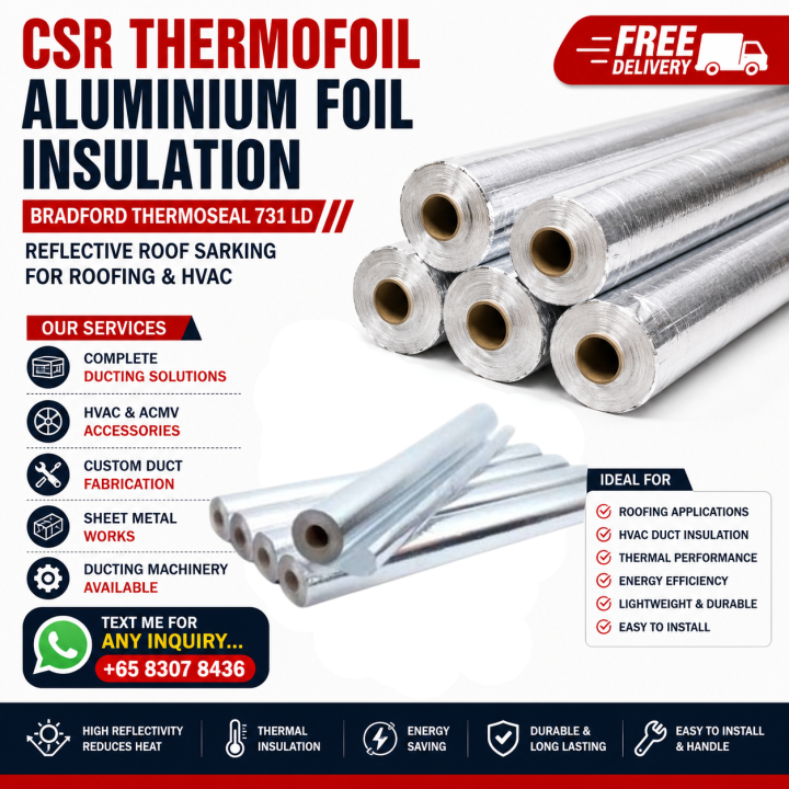CSR Thermofoil Aluminum Foil Insulation | Bradford Thermoseal 731