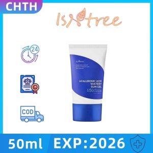 EXP:2026 Isntree Hyaluronic Acid Watery Sun Gel 50 ml กันแดดช่วยอาการระคายเคืองผิว ดูแลผิว แก้ผิวหมองคล้ำ