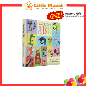 [Look & See ABC] English Book Alphabet Cognitive Kids Book Bedtime Book Early Learning Story Book Buku Kanak Kanak Buku Inggeris 英语儿童书 英文书