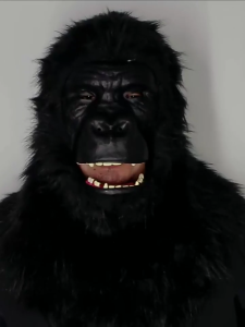 หน้ากากหัวสัตว์หน้ากากกอริลล่าหน้ากากฮาโลวีนแบบน่ากลัวหน้ากากลิงแปลกใหม่หน้ากากฮาโลวีนหน้ากากตกแต่งงานปาร์ตี้