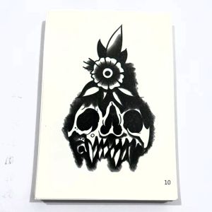 Seni Tato Temporer Temporary Tattoo UNIK Seri HL - Tato Punggung Tangan Dada Lengan Anti Air Tato temporary Palsu Tahan Air Sementara Custom Nama Gambar