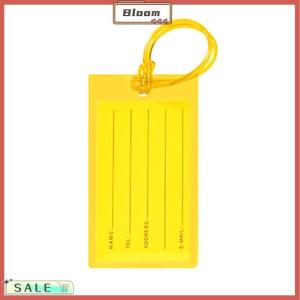 Follow Get New[Bloom Z] Soft Pvc Travel Luggage Tag Airplane Color Silicone Wholesale Suitcase Label Accessories Bag Name Tag Card Sleeve