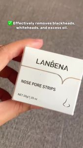 【COD】LANBENA Nose Pore Strips Deep Cleansing Blackhead Remover Mask