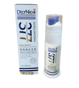 Dual Effect Whitening Toothpaste Teeth Deep Cleansing Tartar Nafas Berbau Ubat Gigi 120ml 美白牙膏 美白牙齿