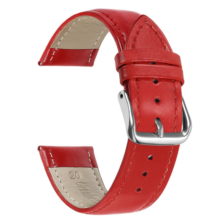 Genuine Leather Watch Band Strap 12mm 13mm 14mm 15mm 16mm 17mm 18mm ...