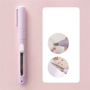 WOODP Cutting Supplies Cutting Tool Safe Mini Portable Size for Diary Folding Scissor Pen Cutter Precision Art Cutter Sticker Cutter