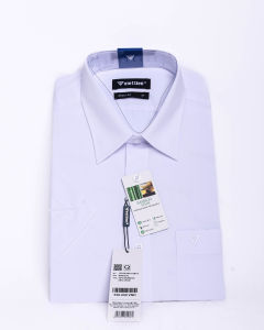 Áo Sơ mi Việt Tiến tay ngắn vải tre lai ngang