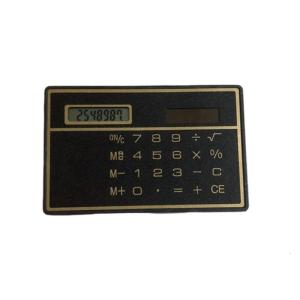 Pocket Sized 8 Digit Solar Calculator Thin Design Lightweight Durability ABS For Business Daily Use