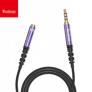 Original YOOBAO Extending Audio Cable 3.5mm Female to 3.5mm Male Anti Oxidant No Current Noise Design
