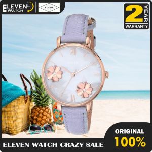 [Promo] Jam Tangan Wanita FS ES4814 / ES 4814 Jacqueline Three-Hand Lavender Original Garansi 2TH