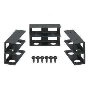 3pcs dưới bảng máy tính xách tay gắn kết mạnh mẽ Giá đựng bằng thép carbon thuận tiện cho văn phòng nhà cửa và ký túc xá sử dụng tổ chức