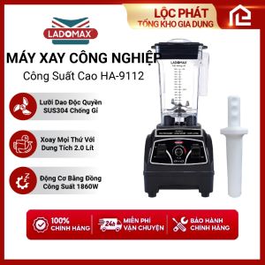 Máy Xay Sinh Tố Ladomax HA-9112 1860W chuyên xay sinh tố đá bào rau má moto 9535 bền bỉ cho quán