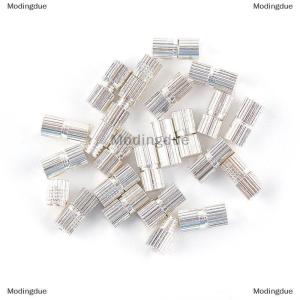 [COD] Modingdue 50pc Rhodium Screw Clasps Necklace Bracelet Jewelry Making Connector Diy Finding