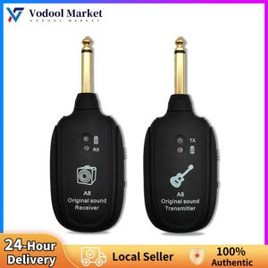 Electric Guitar Wireless Transmitter and Receiver Set with Stable Signal and Low Latency