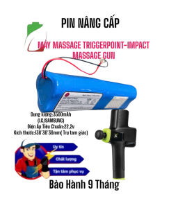 PIN 24V MÁY MASSAGE CẦM TAY TRIGGERPOINT IMPACT MASSAGE GUN CHÍNH HÃNG LG/SAMSUNG BẢO HÀNH 9 THÁNG