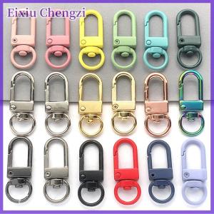 Eixiu 1pcs mix kẹo màu Snap xoay tôm hùm Clasp Hooks kim loại mạ DIY trang sức làm phụ kiện cho Keychain Túi xách