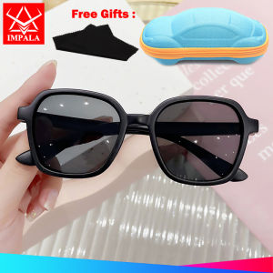IMPALA QT1039Q Fashion Kids Sunglasses for Baby Boys Girls UV400 Lens Colorful Frame Sports Style Eyewear for Children 2-8 Years Old with Glasses Case