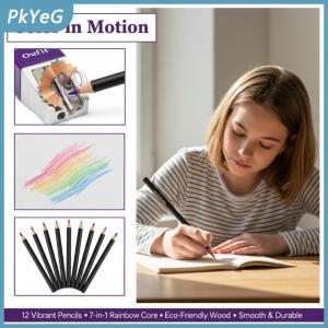 PkYeG Gỗ Phác Thảo Bút Chì Thiết Lập 12 Pcs Vẽ Công Cụ Cho Thi Thử Nghiệm Chuẩn Bị Vẽ Nghệ Thuật Sinh Viên