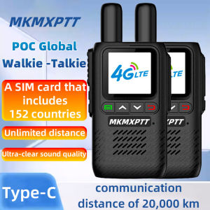 MT-340 4G POC MKMXPTT วิทยุสื่อสาร ซิมการ์ดใช้ได้ทั่วไป 152 ประเทศ 6000mAh ใช้งานได้นาน IP45 กันน้ำและกันฝุ่น