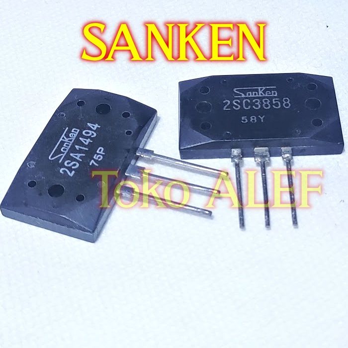 Transistor 1494 3858 Sanken 2SA1494 2sc3858 ic sanken Lazada Indonesia