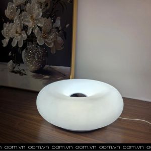 ĐÈN BÀN TRANG TRÍ DONUT (Cam/Trắng)