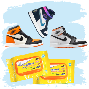 Khăn lau giầy siêu sạch Giấy lau giầy trắng ( gói 30 tờ ) - lau túi xách nhanh khô mùi dễ chịu - LoKi Home