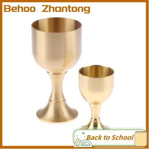 Behoo ถ้วยแก้วทองเหลืองสำหรับเครื่องดื่มค็อกเทลแก้วไวน์ทองเหลืองสำหรับงานปาร์ตี้อุปกรณ์ตกแต่งบ้าน