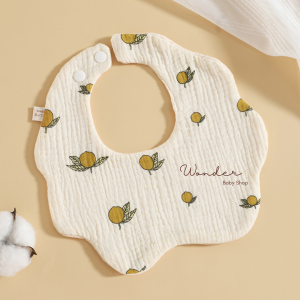 WONDER Celemek Bayi / Bib Bayi Bagus Murah Halus Lembut Lucu Aesthetic Premium 6 Lapis Kain Katun Muslin Organik 360 derajat Korean 0-3 Tahun