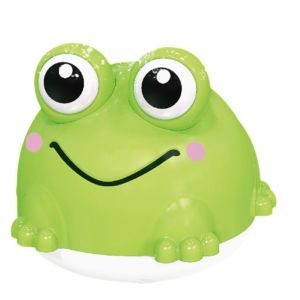 NOBLELUX Frog Shape Frog Bath Toy Battery Operated Plastic Sprinkler Bath Toy Suction Cup Shower Toy Bathtub