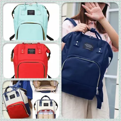 malaysia - Mummy Compartment Backpack Pack Bags Shoulder Beg Tangan Women Travel Bag Large Capacity Compartment Women Lady Perempuan Gift Hadiah for Ladies Handbag Tote Casual Dinner Cantik Girl