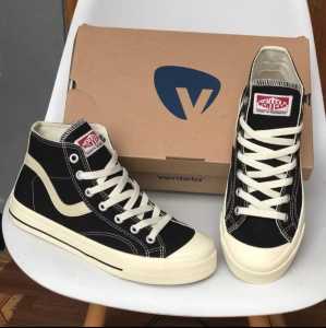 Sepatu Ventela Public High Black Natural Sepatu Sneakers Pria Wanita Terbaru