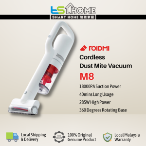 Roidmi M8 Wireless Dust Mite Vacuum Cleaner Antibacterial 18000PA Suction Power 285W Power Cordless Handheld