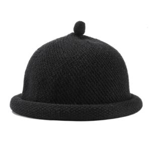 Lovely Roll Brims Beanies Caps for Adult Knitted Thick Warm Skull Hat Adjustable Outdoor Winter Activity Domed Headwear