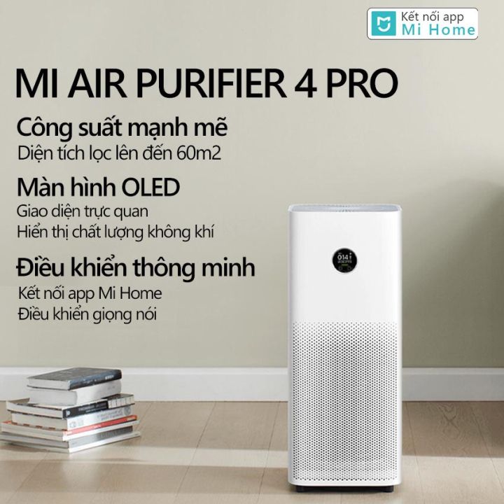 [ Hỏa tốc HN - HCM ]   Máy lọc không khí Xiaomi Mi Air Purifier Gen 4 / 4 Lite / 4 Pro/ 4 Compact - Bản Quốc Tế BH 12 tháng - Lọc hiệu quả bụi mịn, lông thú, phấn hoa, khử mùi