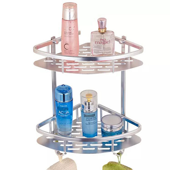 2/3 Layer Stainless Steel Corner Bathroom Organizer Shower Comfort CR