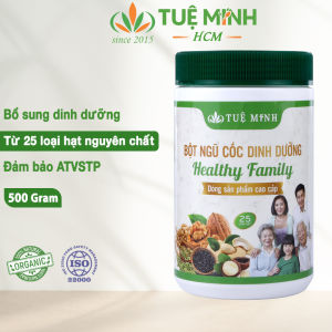 Bột ngũ cốc dinh dưỡng Tuệ Minh ngũ cốc từ 25 loại hạt thiên nhiên tốt cho sức khỏe 500g