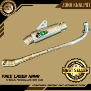 Knalpot JRM suara gahar vixion/fu/mx/sonic/r15/gsx150/all motor bebek DLL